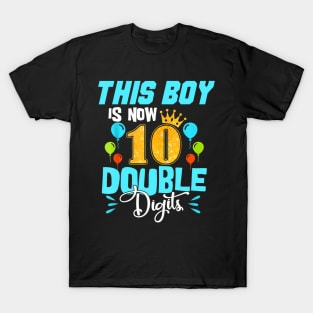 Its My 10Th Birthday Double Digits 10 Years Old Boys T-Shirt